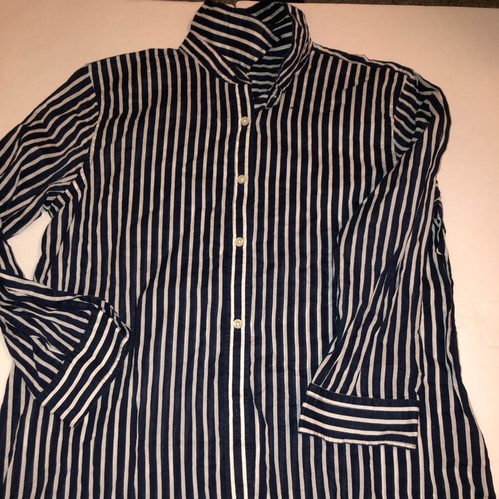 Lauren Ralph Lauren striped shirt button up m